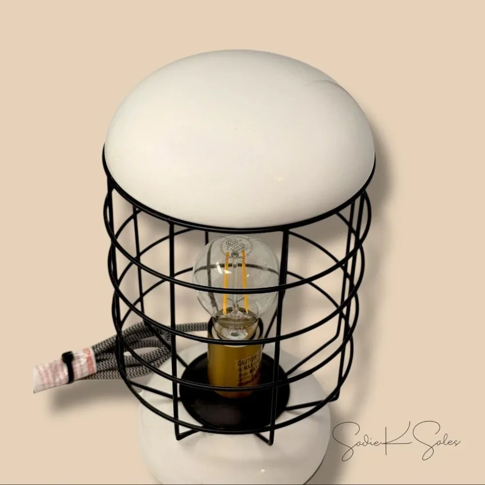 Cage Table Lamp -‎ Hearth & Hand Magnolia - Vintage Lantern Style 2018
